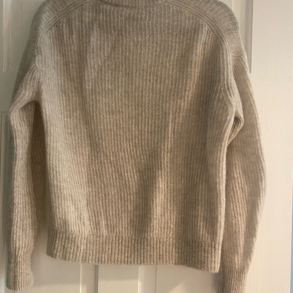 Everlane Women's Crewneck Sweater in Light Taupe - Picture 3 of 3